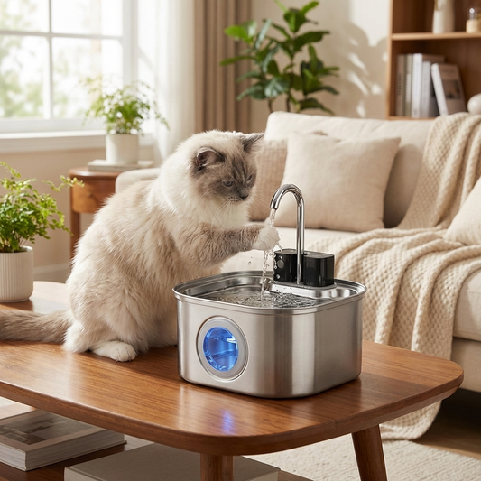 Whispaw Wireless Motion Sensor Pet Water Fountain